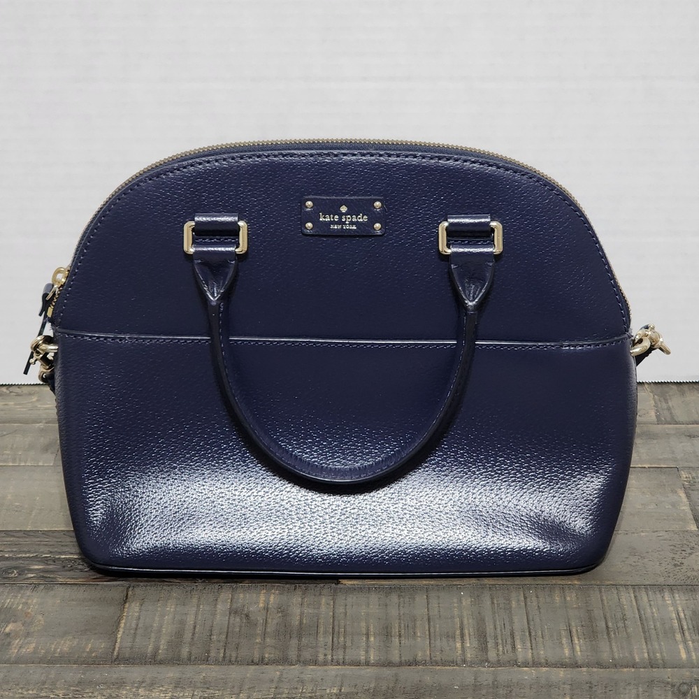 Kate Spade Grove Street‎ Carli Blue Leather Handbag Crossbody WKRU4192
